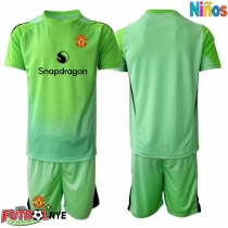 Camiseta Manchester United Portero Tercera Equipación para niños 2025-26 manga corta (+ pantalones cortos)